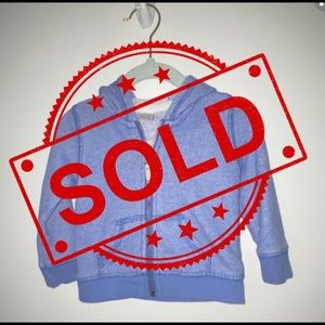 Baby blue 9mo Carter’s hoodie.